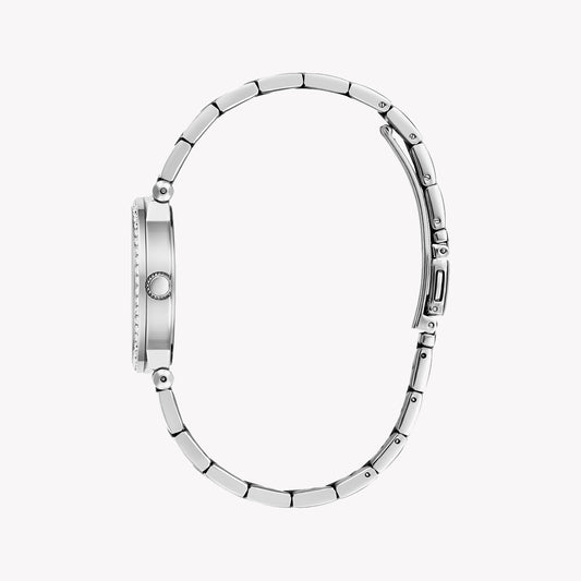 GUESS GW0686L1 SILVER SLEEK - CHIC SOPHISTICATION WOMEN'S WATCH with stainless steel band and polished silver dial-i-Watch-2