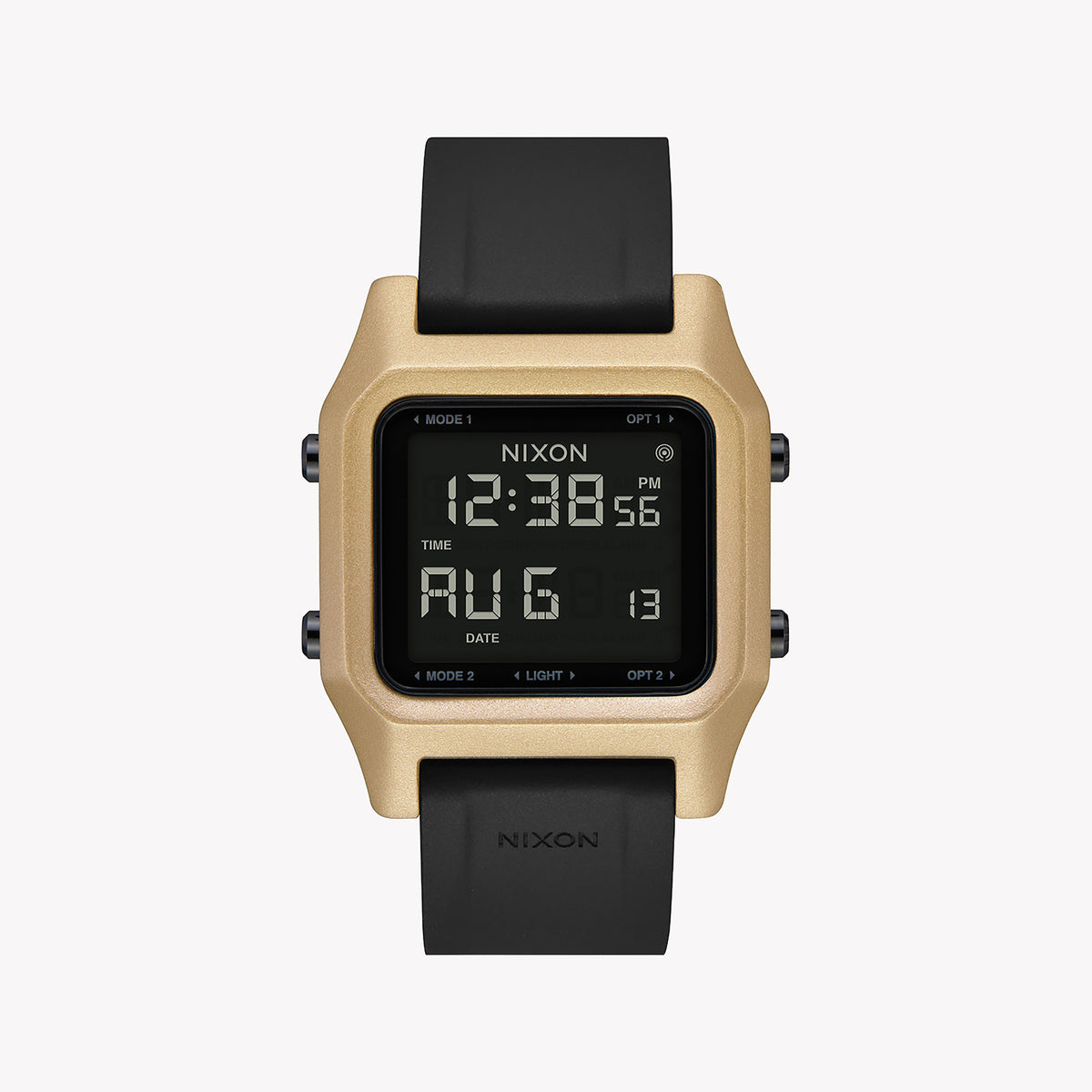 NIXON A1282-010 DARE TO SHINE - BOLD BLACK & GOLD UNISEX DIGITAL WATCH