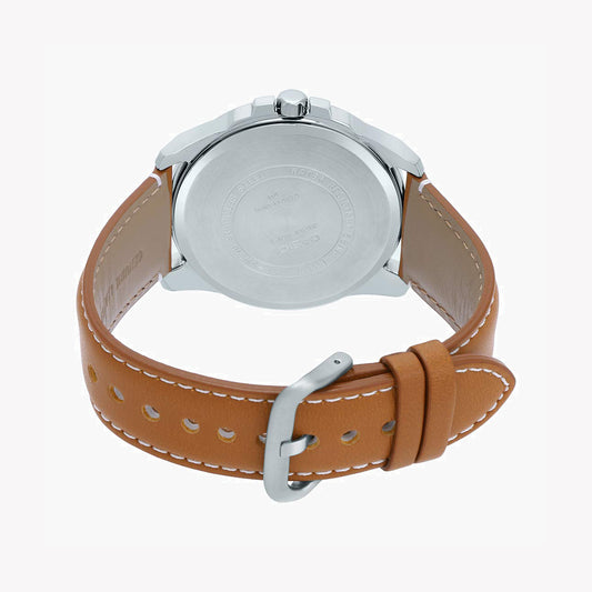CASIO MTP-SW310L-2AVDF SPORTY ELEGANCE - ADVENTURE-READY MEN'S WATCH with Blue Dial & Brown Leather Band-i-Watch-2