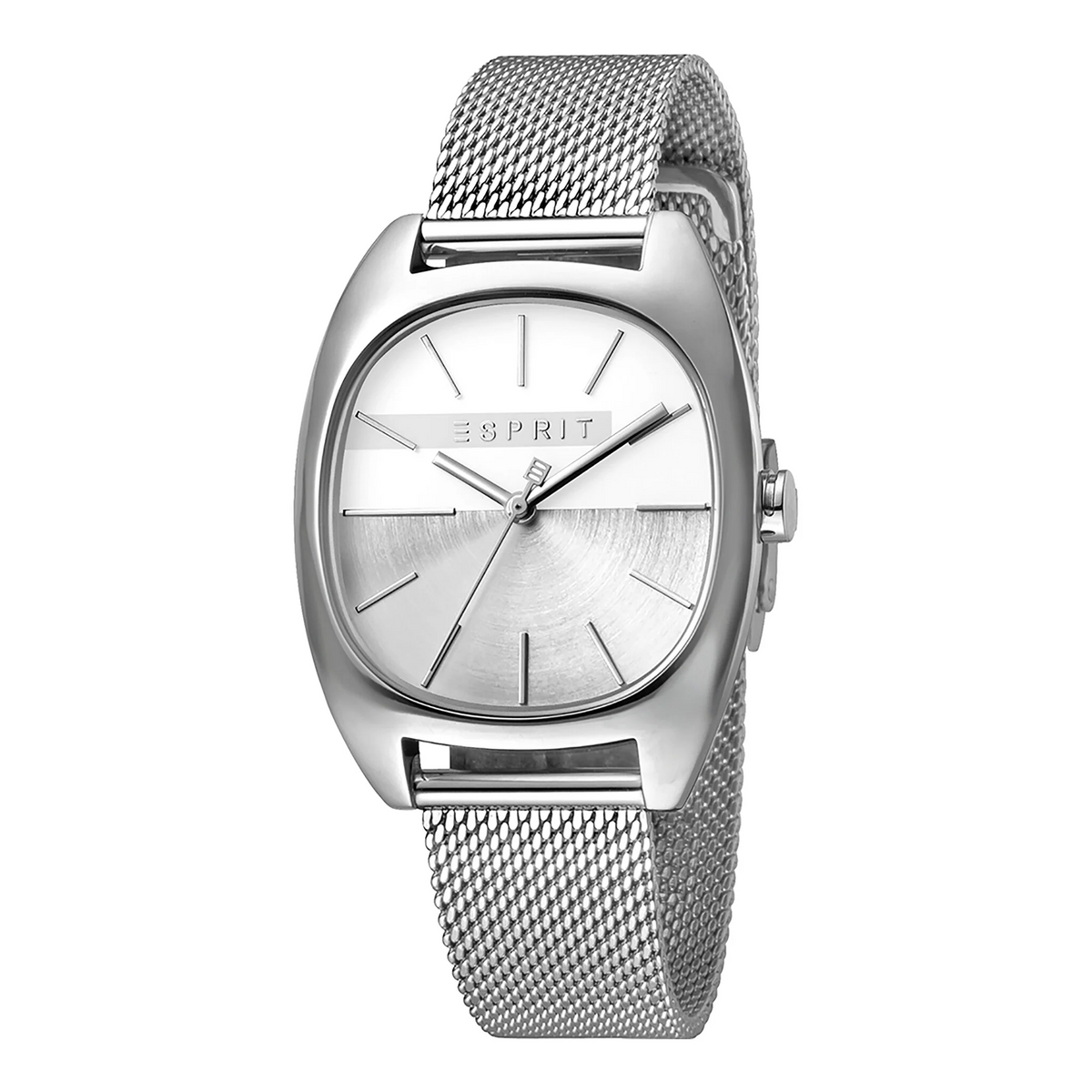 ESPRIT Women's Watch with Silver Stainless Steel Case and Silver Stainless Steel Band