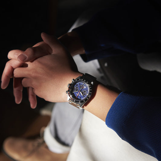 SEIKO SSC815P1 Men's Solar Watch - Elegant 39mm Blue Dial-i-Watch-2