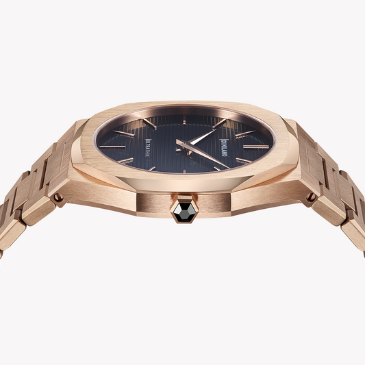 D1 MILANO D1-UTBJ16 Men's Rose Gold Watch with Black Dial-i-Watch-2