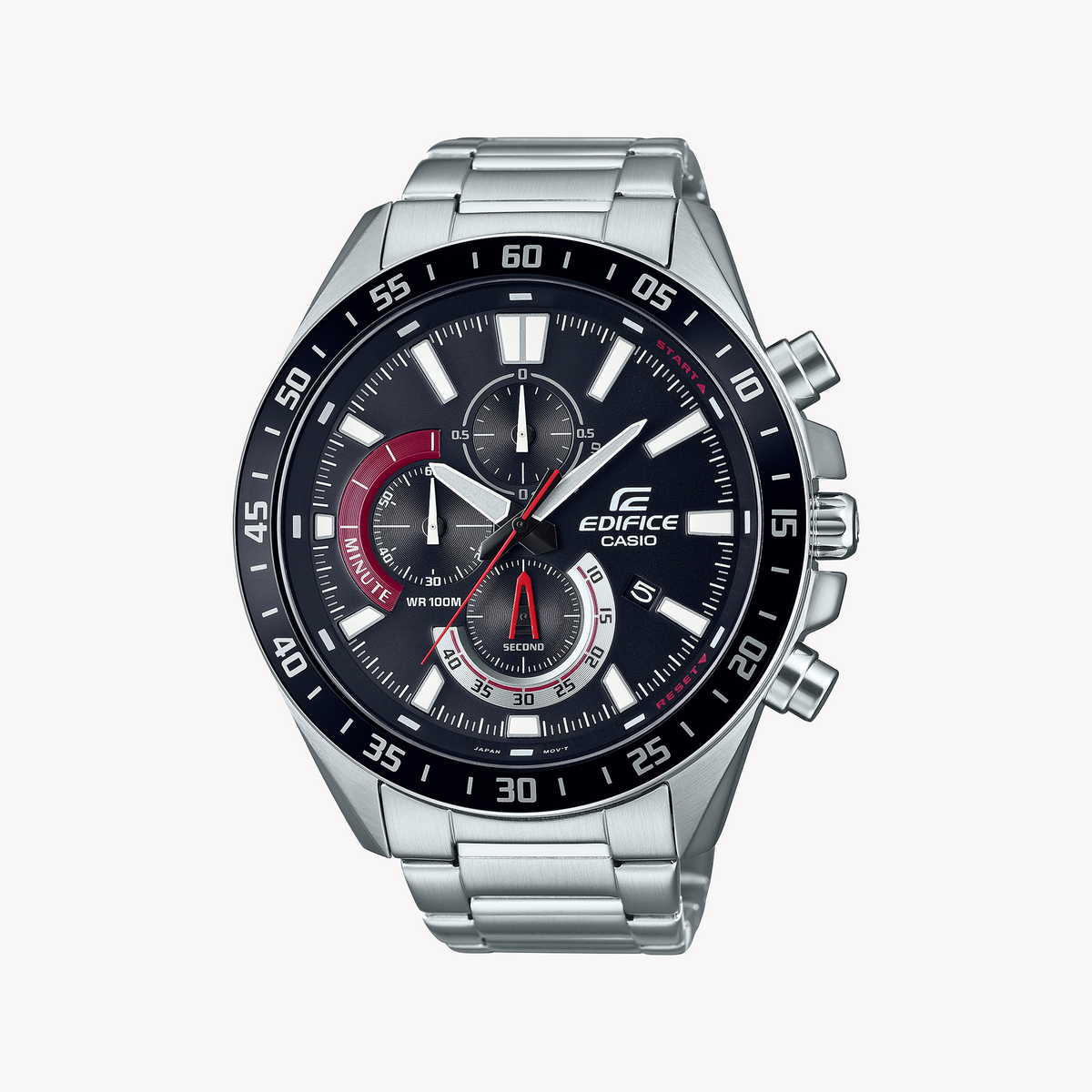 EDIFICE EFV-620D-1A4VUDF - STUNNING SILVER SPORT WATCH FOR MEN - ELEGANCE MEETS ADVENTURE
