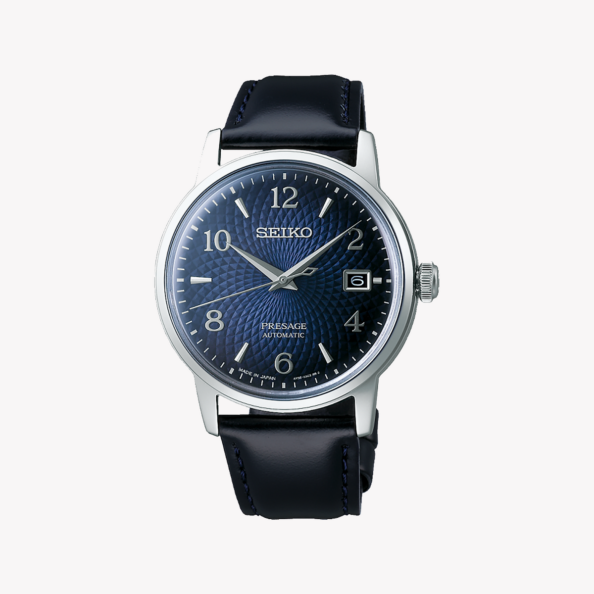 Seiko SRPE43J1 Men's Automatic Watch, 38.5mm Blue Dial-i-Watch