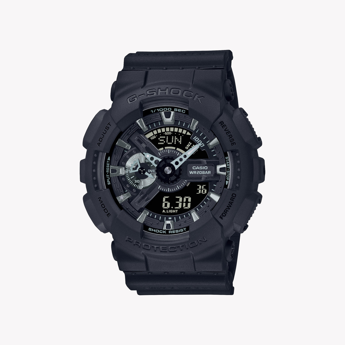 CASIO G-SHOCK GA-114RE-1AER ADVENTURE READY - RUGGED BLACK MEN'S WATCH WITH MULTIFUNCTIONAL FEATURES