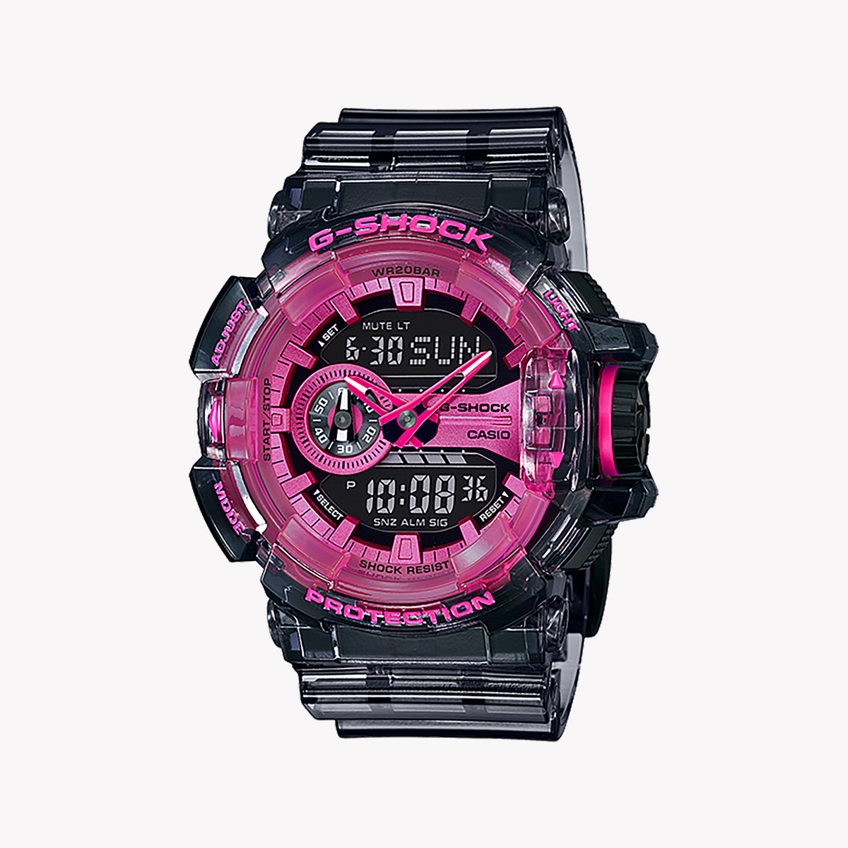 CASIO G-SHOCK GA-400SK-1A4DR - BOLD ADVENTURER MEN'S WATCH with Black Resin Band & Digital Dial