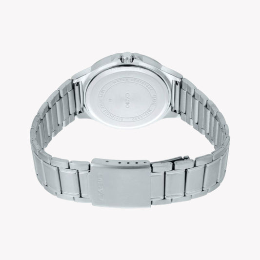 CASIO MTP-V300D-1A DYNAMIC STYLE - MEN'S STAINLESS STEEL TIMEPIECE WITH BLACK DIAL & SPORTY EDGE-i-Watch-2