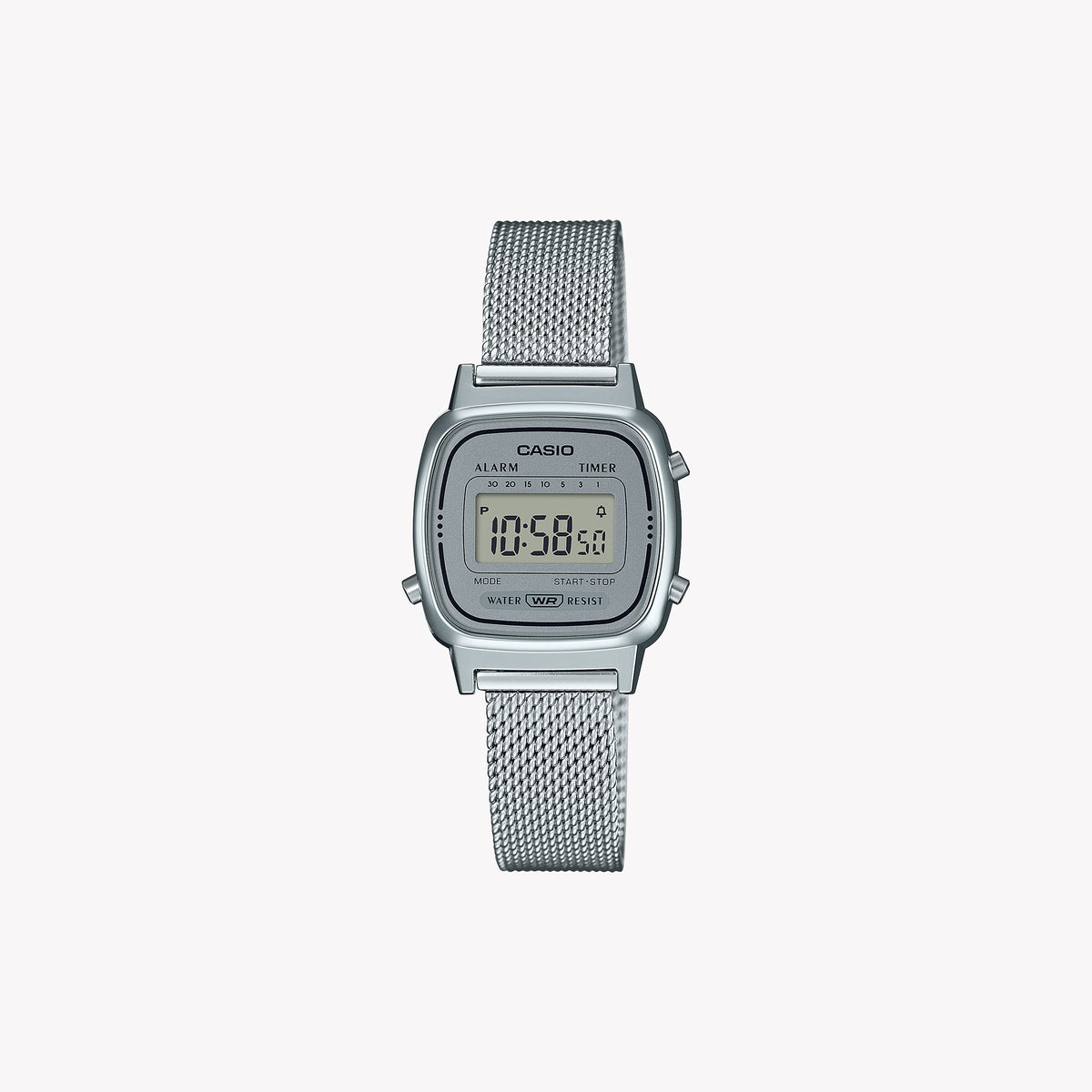 CASIO LA670WEM-7EF ELEGANT PRECISION - SILVER DIGITAL WATCH FOR THE MODERN WOMAN