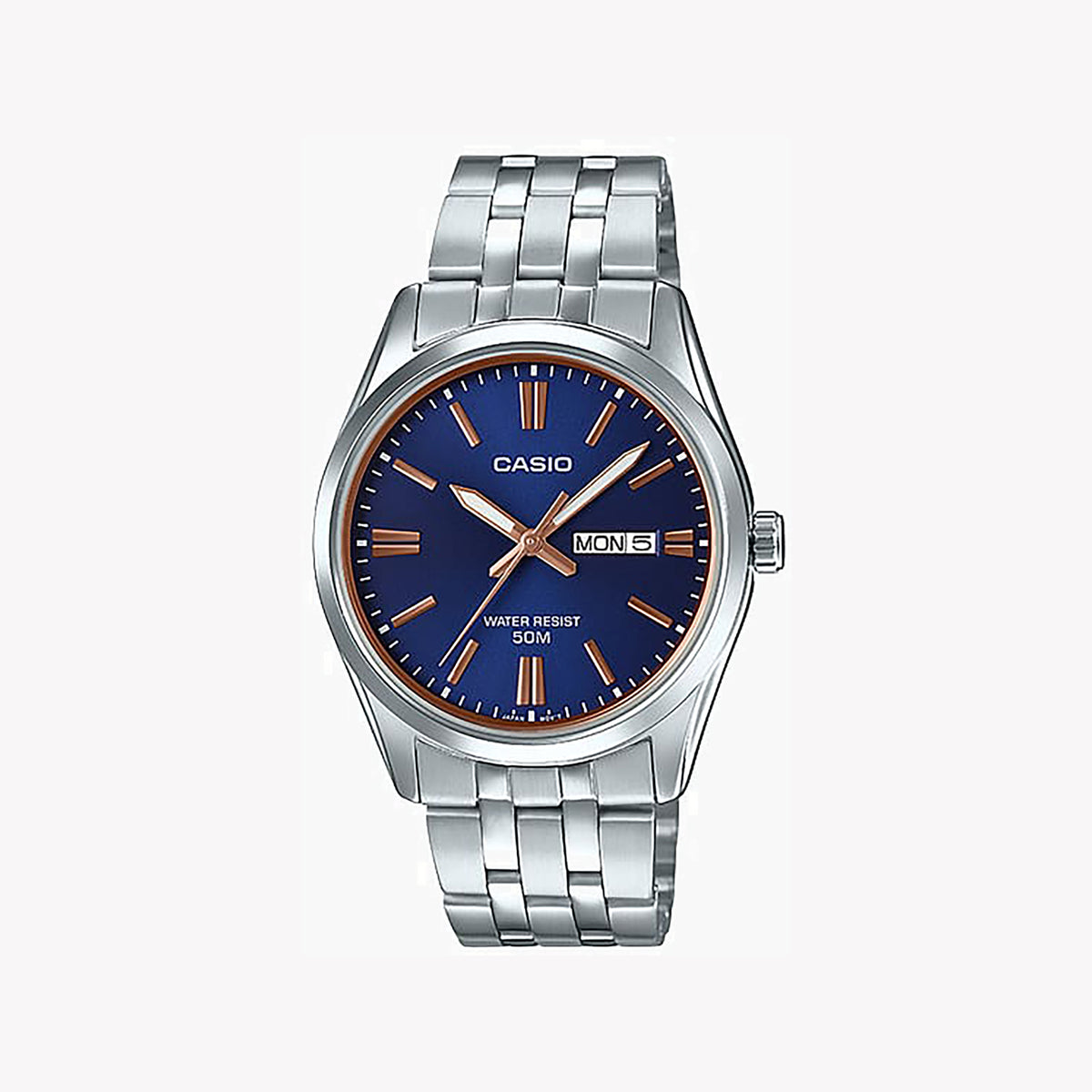 CASIO MTP-1335D-2A2VDF ADVENTURE-READY - STYLISH SPORTY MEN'S WATCH with Blue Dial & Stainless Steel Band