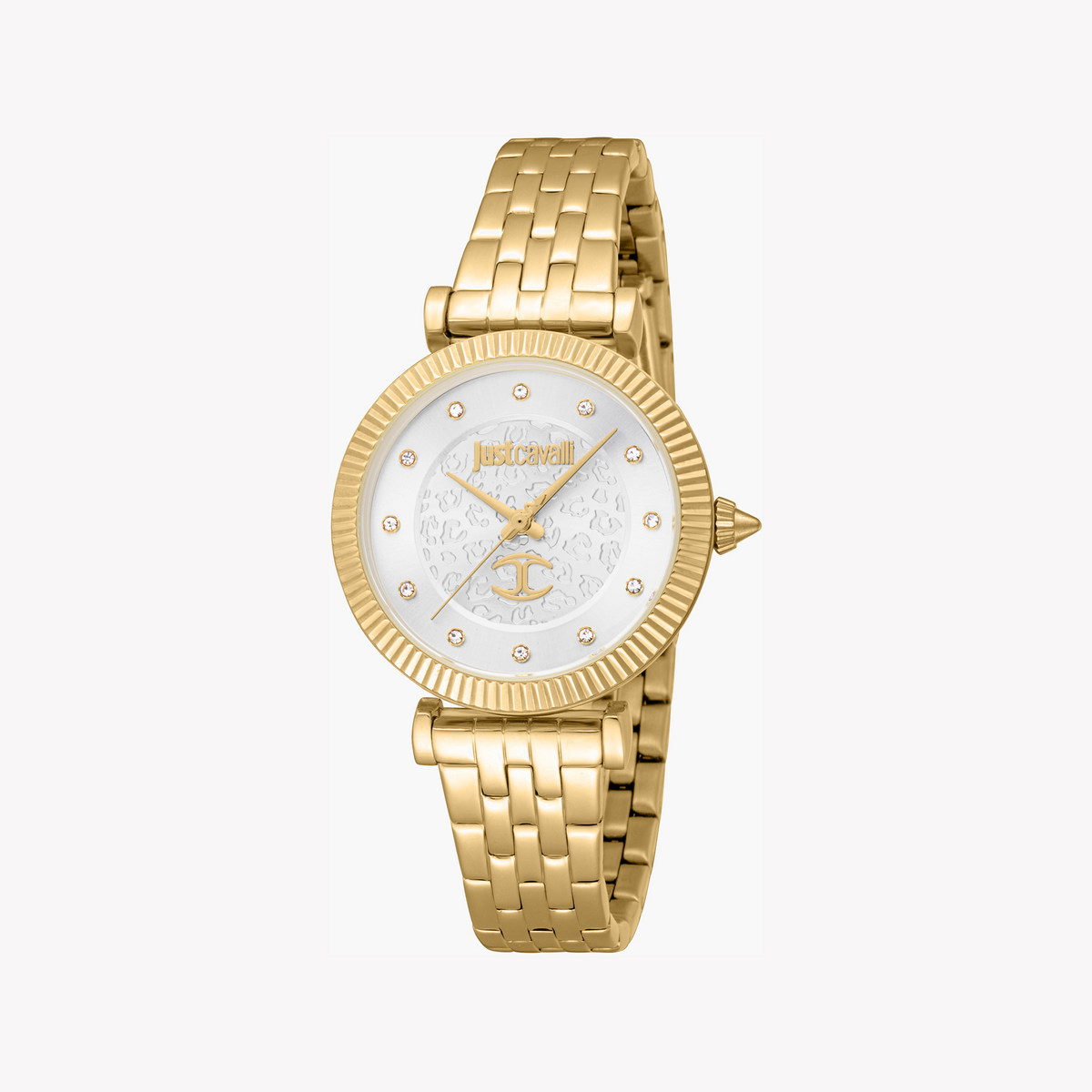 JUST CAVALLI JC1L266M0025 GOLDEN WHIMSY - STYLISH WOMEN'S WATCH WITH SILVER DIAL