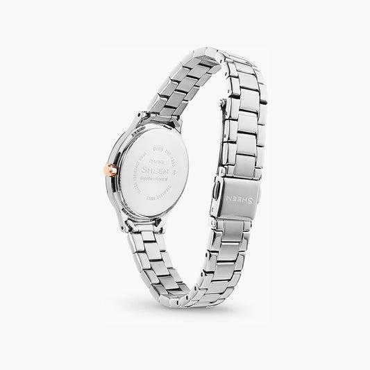 SHE-4533D-7AUER ELEGANCE - TIMELESS SILVER STAINLESS STEEL WOMEN'S WATCH-i-Watch-2