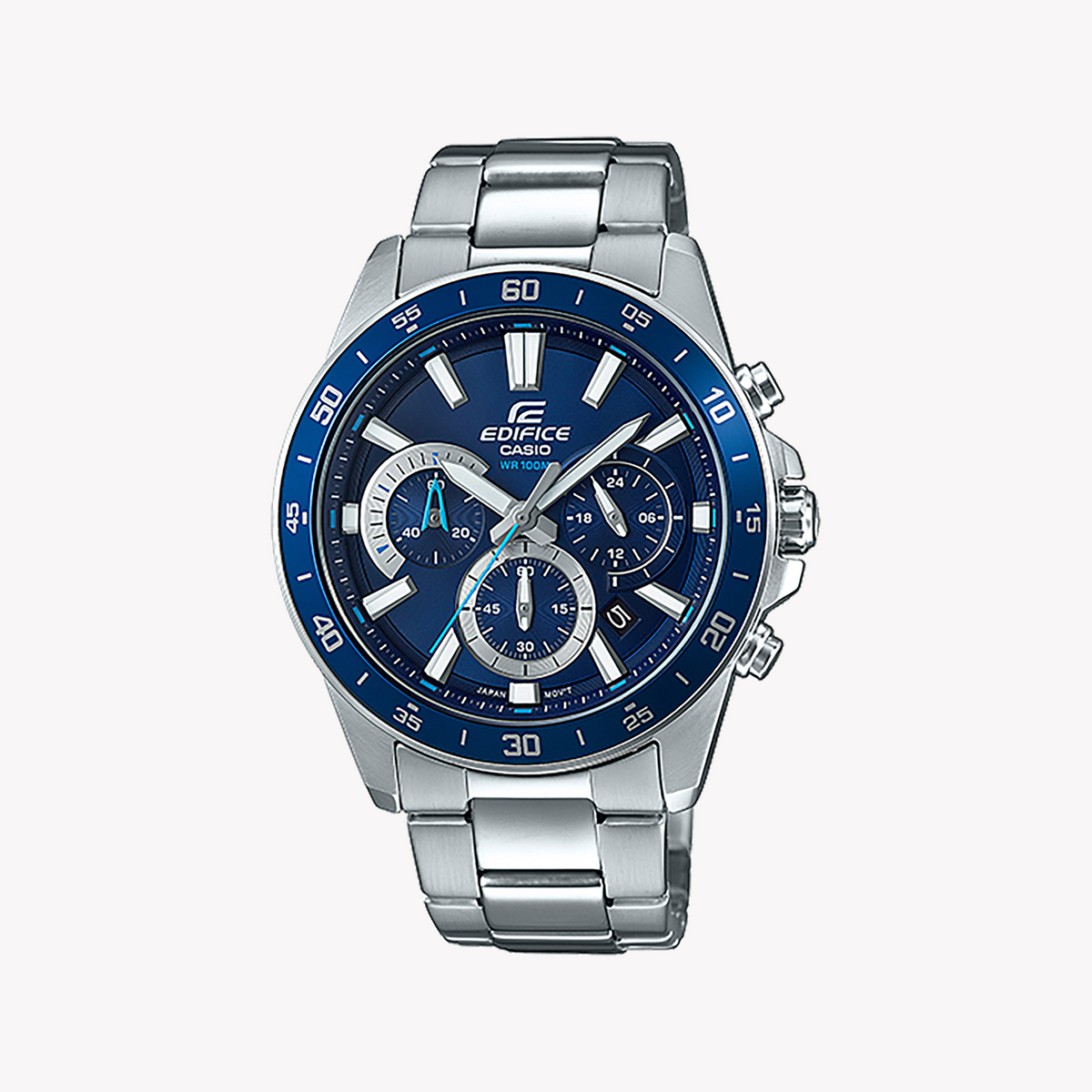 CASIO EDIFICE EFV-570D-2AVUDF - STYLISH BLUE DIAL MEN'S WATCH FOR EVERY ADVENTURE