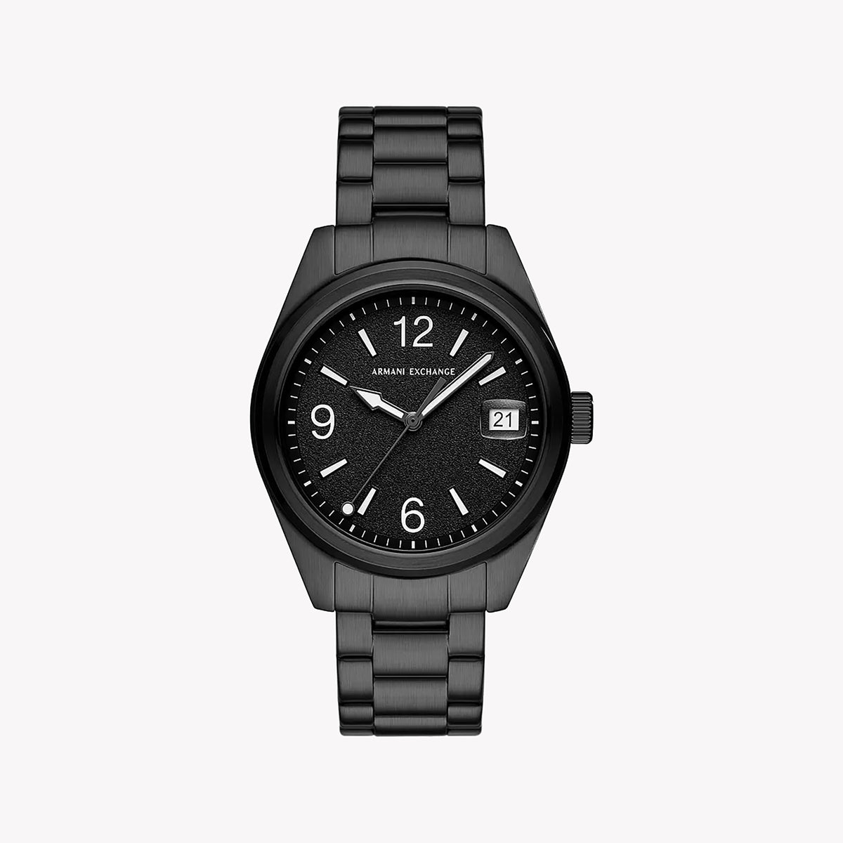A|X ARMANI EXCHANGE AX1422 - BOLD MONOCHROME MASTERPIECE Men's Watch with Black Stainless Steel Band and Dial