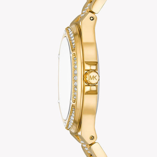 MICHAEL KORS MK7361 - LUXE GOLD CHARM WOMEN'S WATCH WITH WHITE DIAL & STAINLESS STEEL BAND-i-Watch-2