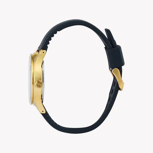 SEIKO SUR560P1 Men's Watch - Gold-Tone, Black Dial, Leather Band-i-Watch-2