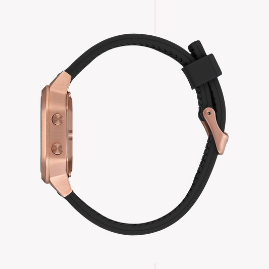 Nixon A1211-1098 BOLD BEAUTY - DYNAMIC DIGITAL DIVA Watch with Black Case & Radiant Gold Band-i-Watch-2