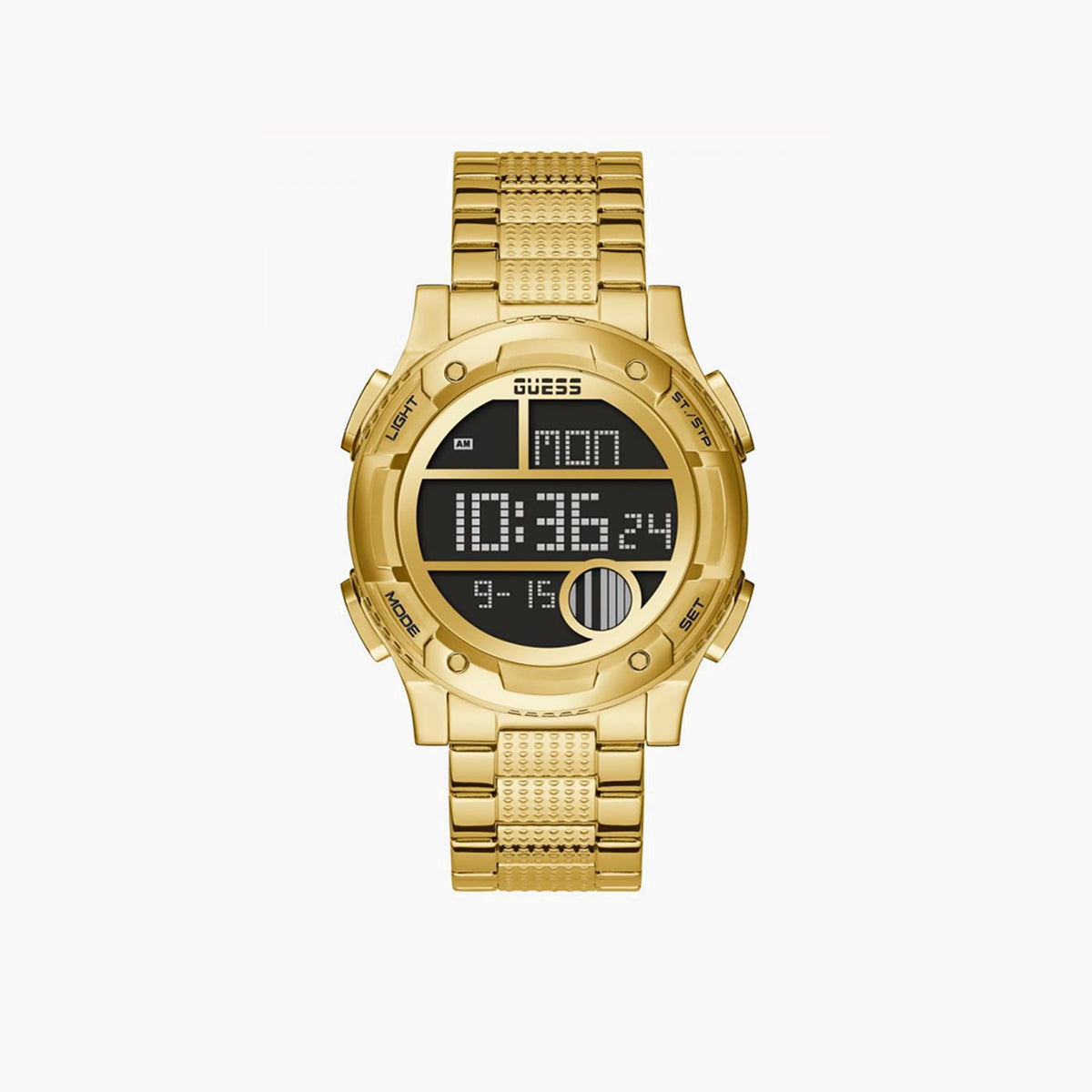 GUESS GW0271G2 - BOLD GOLD TIMEPIECE FOR THE MODERN MAN - STRIKING STYLE & FUNCTIONALITY