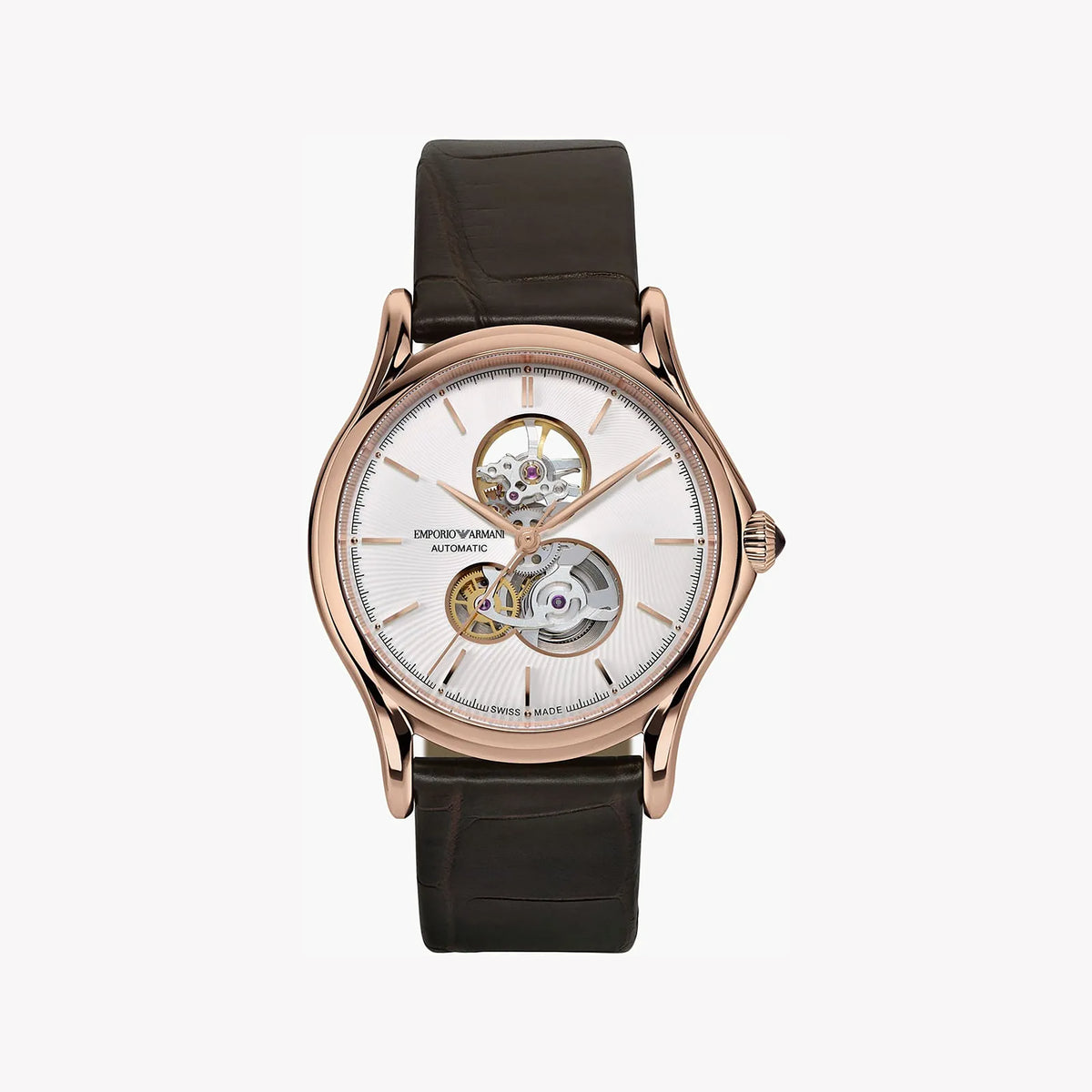 EMPORIO ARMANI ARS3401 - VIBRANT ROSE GOLD TIMEPIECE FOR THE MODERN WOMAN