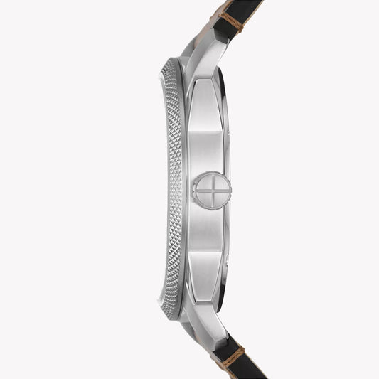 FOSSIL FS5920 TIMEKEEPER - ELEGANT BLUE DIAL & LEATHER STRAP MEN'S WATCH-i-Watch-2