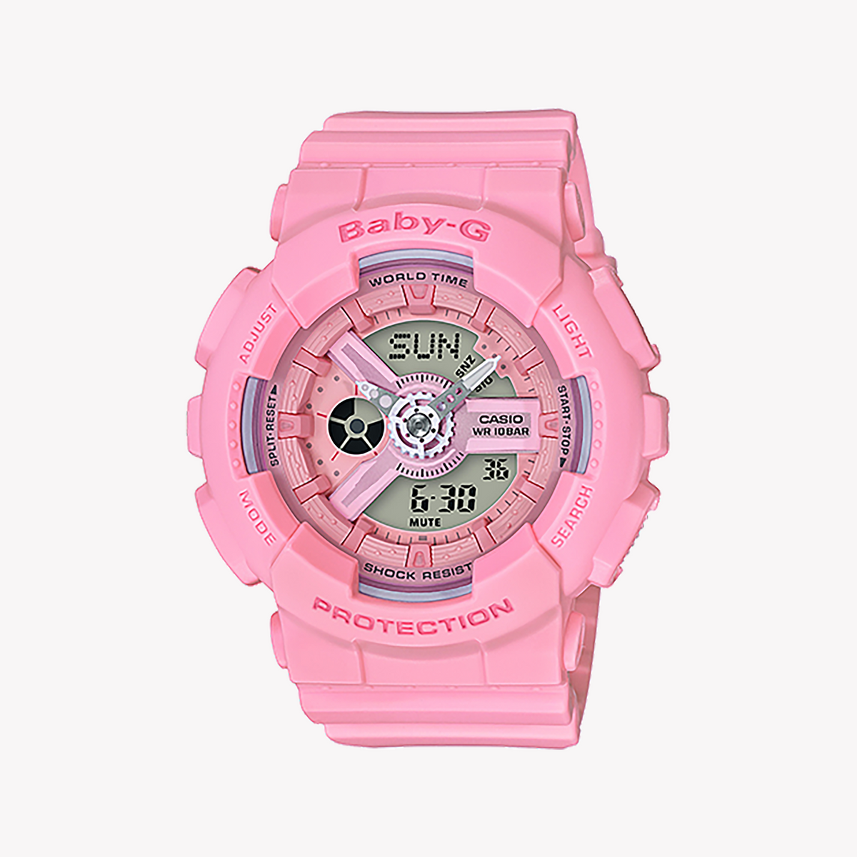 BA-110-4A1DR BABY-G - PINK ADVENTURE TIMEPIECE - SPORTY & CHIC WOMEN'S WATCH