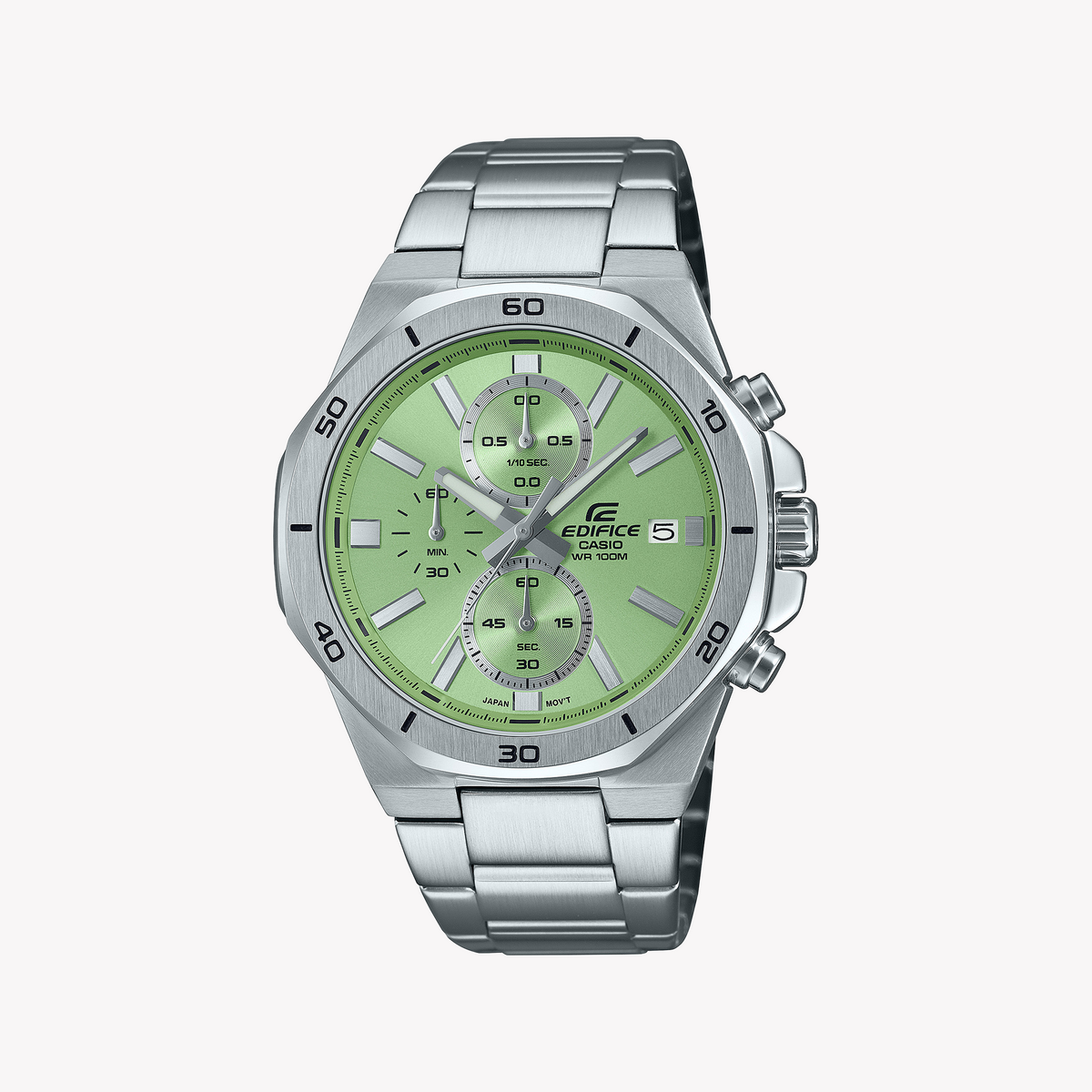 CASIO EDIFICE EFV-640D-3AVUEF - MODERN VERSATILITY MEN'S WATCH WITH STRIKING GREEN DIAL