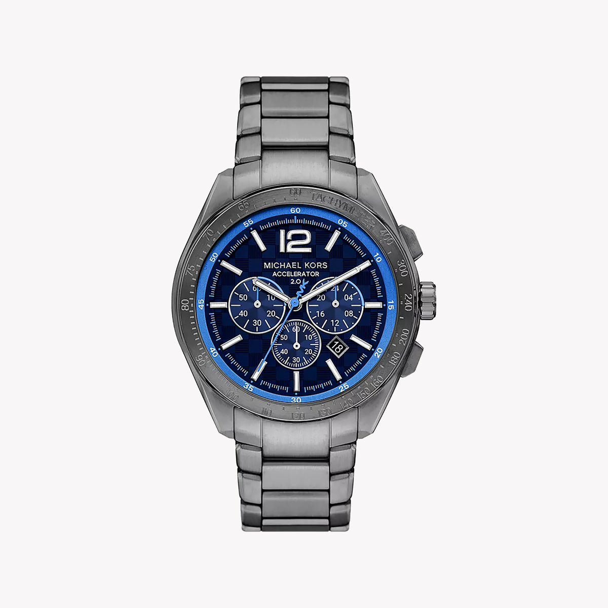MICHAEL KORS MK9178 STRIKING SILVER & BLUE MEN'S WATCH - BOLD STYLE, RELIABLE FUNCTIONALITY
