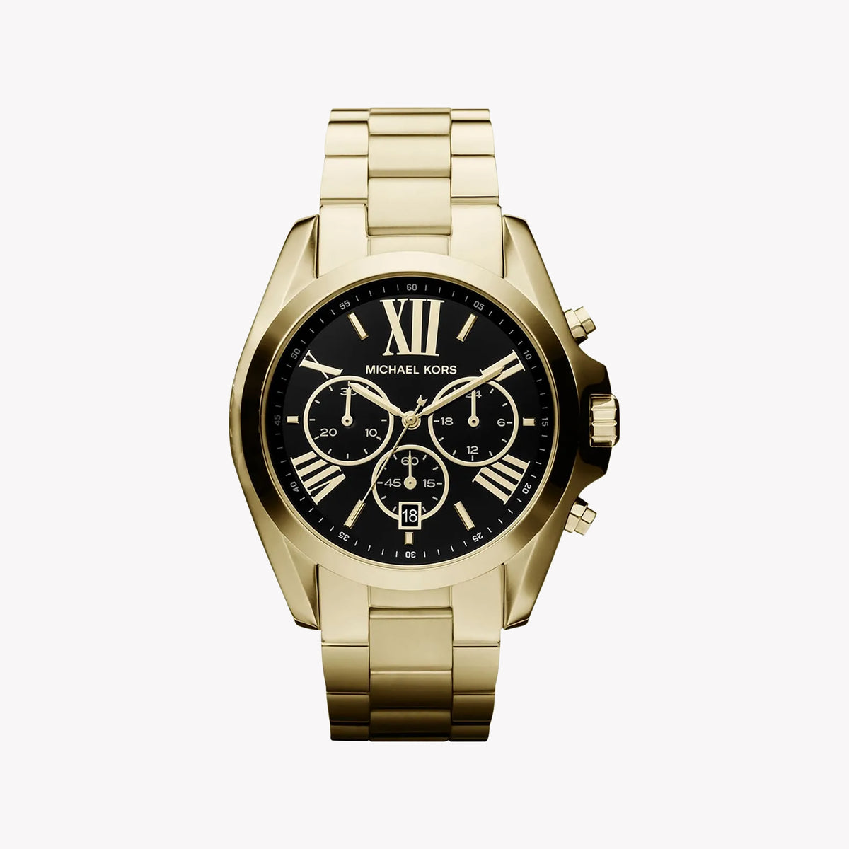 MICHAEL KORS MK5739 BOLD LUXE - SOPHISTICATED GOLD & BLACK WOMEN'S TIMEPIECE