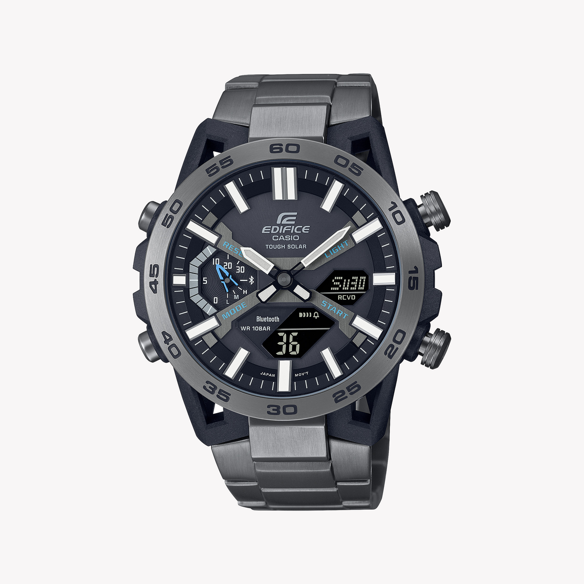 EDIFICE ECB-2000DC-1AEF - BOLD PERFORMANCE MEN'S WATCH IN STYLISH GREY