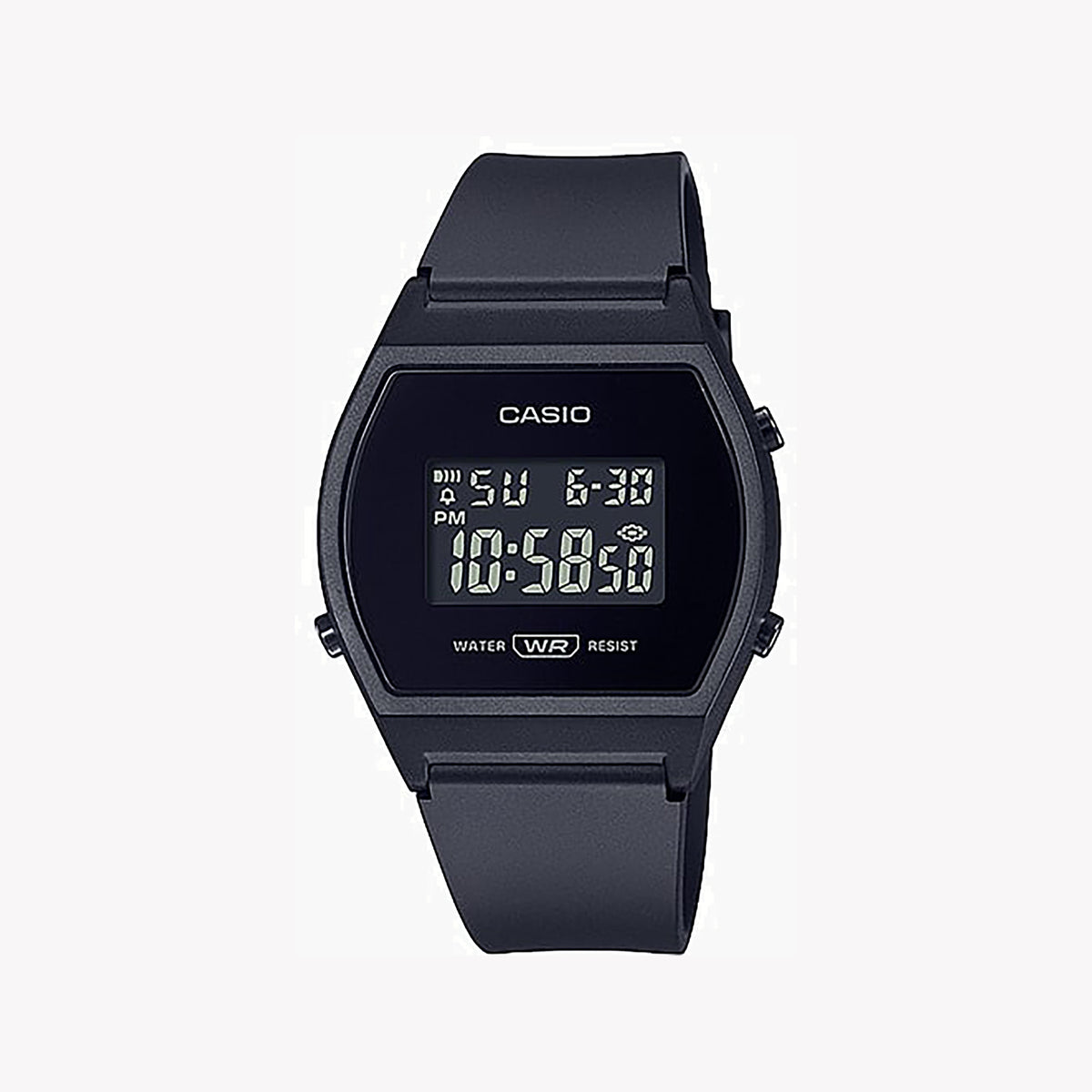 CASIO LW-204-1BDF - SPORTY ELEGANCE UNISEX WATCH WITH BLACK RESIN BAND AND DIGITAL DISPLAY