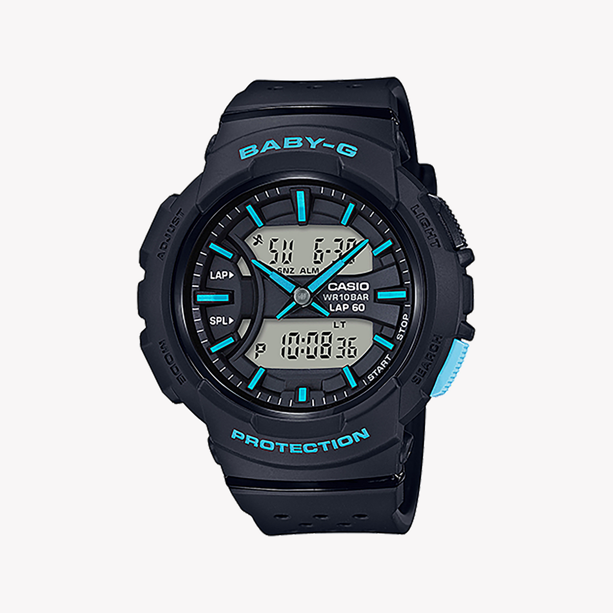 BGA-240-1A3DR BABY-G ACTIVE CHIC - VIBRANT SPORTY TIMEPIECE FOR THE MODERN WOMAN