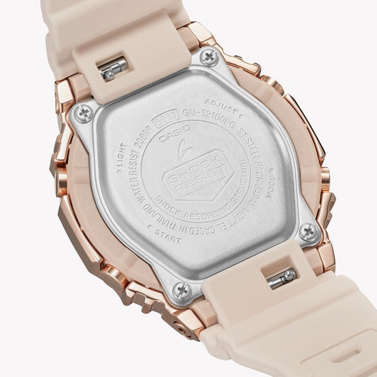 CASIO G-SHOCK GM-S2100PG-4AER ROSE GOLD GLAM - ELEGANT WOMEN'S TIMEPIECE WITH PINK BAND-i-Watch-2