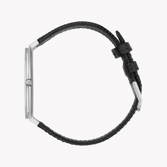 GUCCI YA163419 - ELEGANTLY TIMELESS STAINLESS STEEL & LEATHER WATCH FOR THE DISCRIMINATING INDIVIDUAL-i-Watch-2