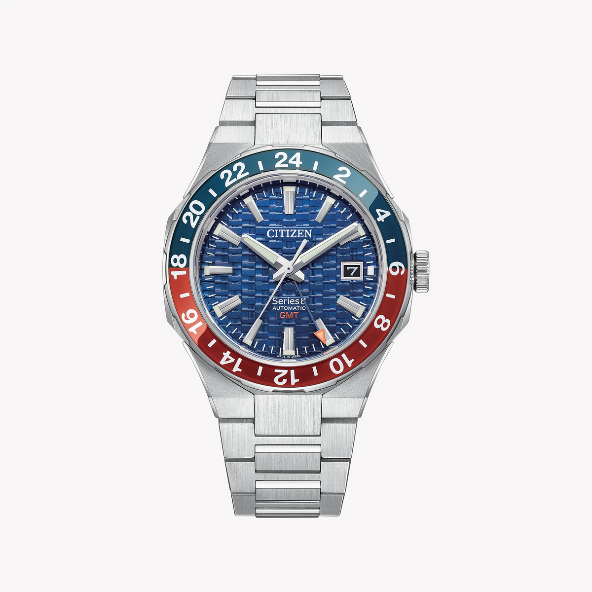 CITIZEN NB6030-59L DYNAMIC PRECISION - MEN'S AUTOMATIC WATCH WITH BLUE DIAL & STAINLESS STEEL BAND