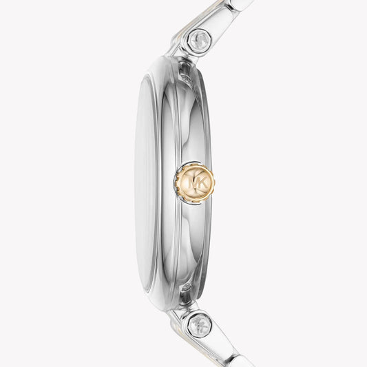 MICHAEL KORS MK4569 - ELEGANT SOPHISTICATION WOMEN'S WATCH WITH TWO-TONE BAND & STUNNING SILVER DIAL-i-Watch-2