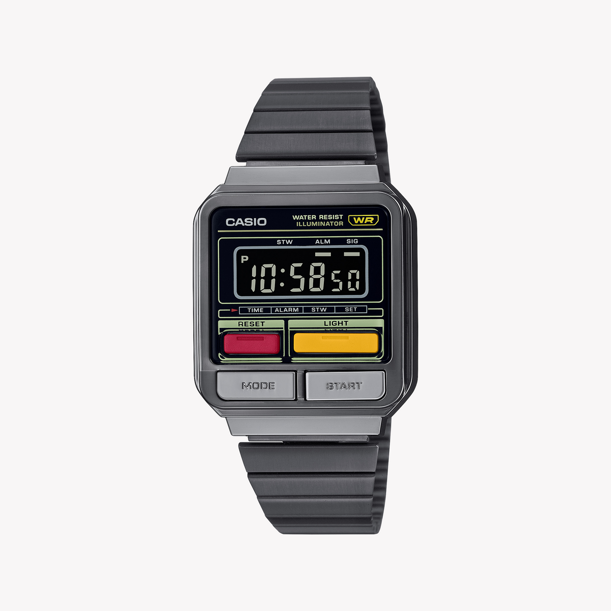 CASIO A120WEGG-1BDF ADVENTURE READY - SPORTY GRAY RESIN TIMEPIECE FOR ALL OCCASIONS