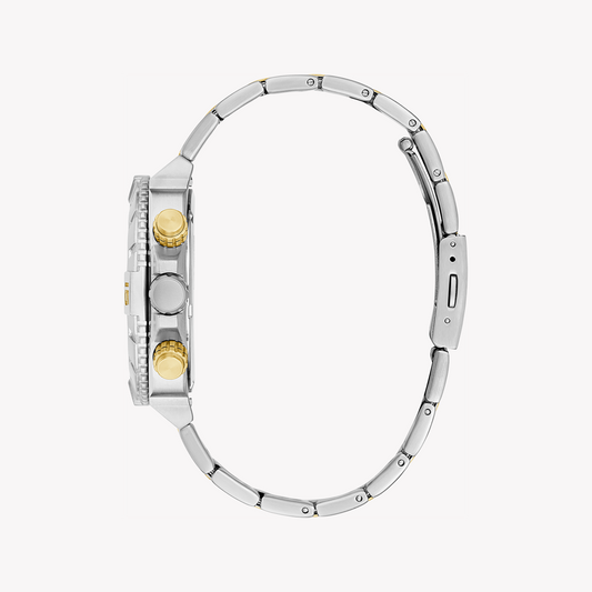 GUESS GW0800G1 - BOLD TIMEPIECE FOR THE MODERN MAN - STUNNING GREEN DIAL & GOLD/SILVER BAND-i-Watch-2