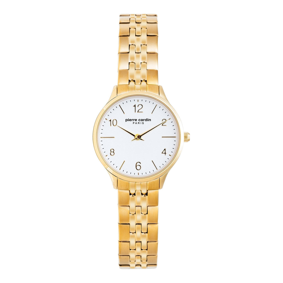 PIERRE CARDIN Women's Watch with Gold Stainless Steel Case and Gold Stainless Steel Band