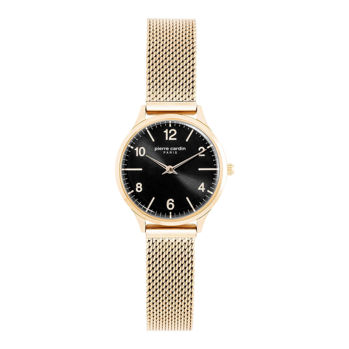 PIERRE CARDIN Women's Watch with Gold Stainless Steel Case and Gold Stainless Steel Band