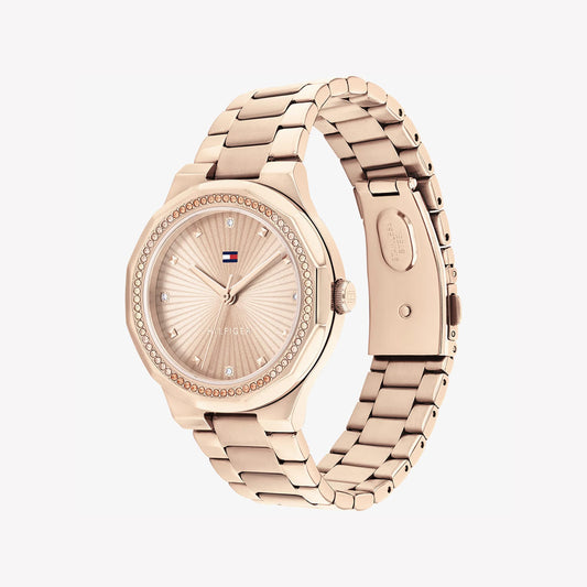 TOMMY HILFIGER 1691640 ROSE GOLD ELEGANCE - STYLISH WOMEN'S WATCH with stainless steel band & chic design-i-Watch-2