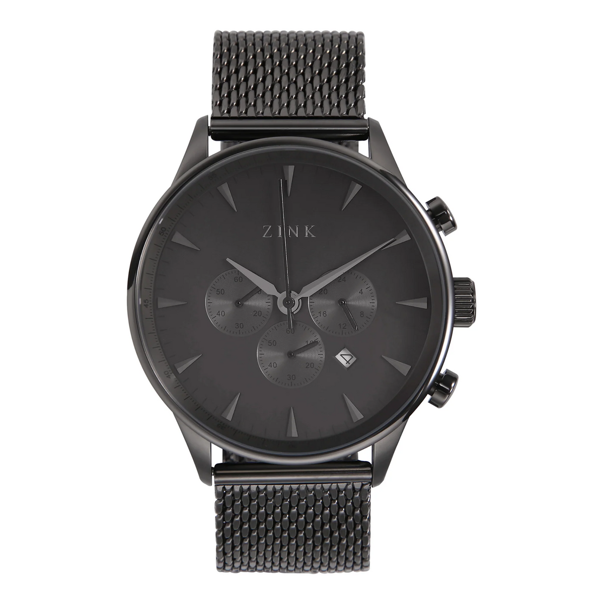 ZINK ZK127G2MS-21 MEN'S ELEGANCE - BLACK STAINLESS STEEL TIMEPIECE