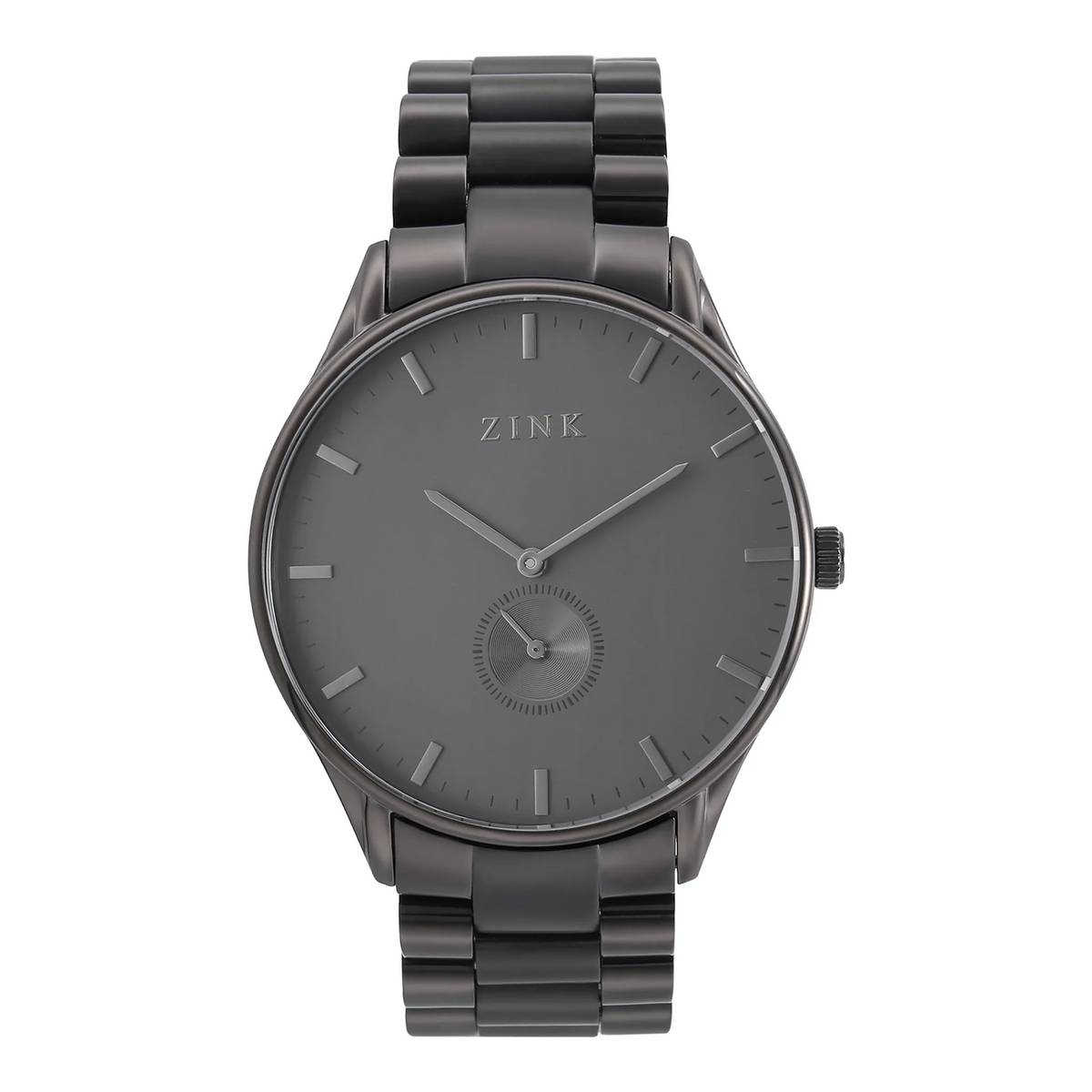 ZINK ZK130G5SS-37 ELEGANT BLACK - MODERN MEN'S TIMEPIECE with Stainless Steel Band and Dial