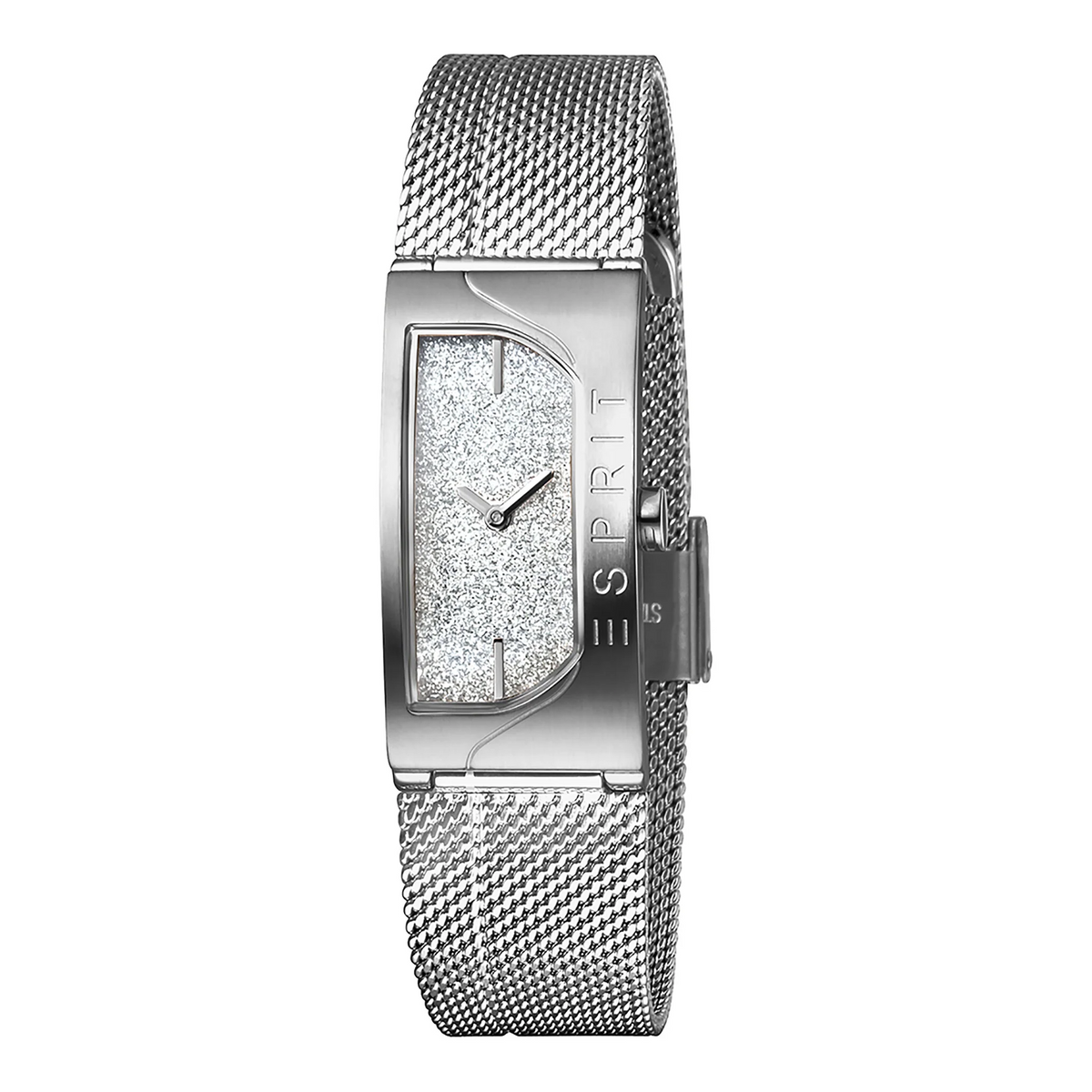 ESPRIT Women's Watch with Silver Stainless Steel Case and Silver Stainless Steel Band