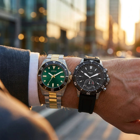 Guess vs Fossil: The Watch Showdown That Actually Matters