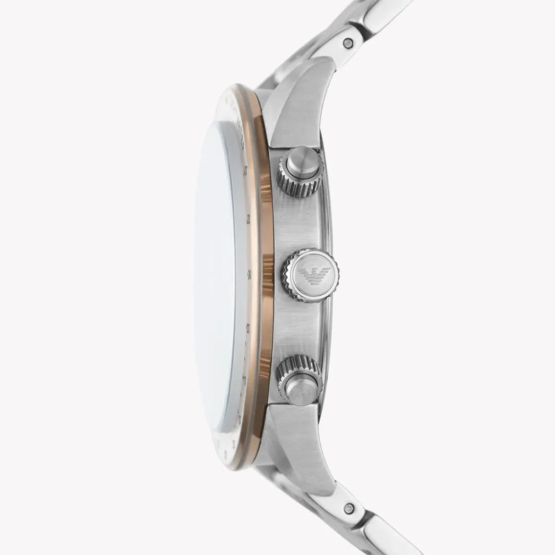 Emporio Armani Men's Silver Watch, Brown Dial | Ar11352 by i-watch