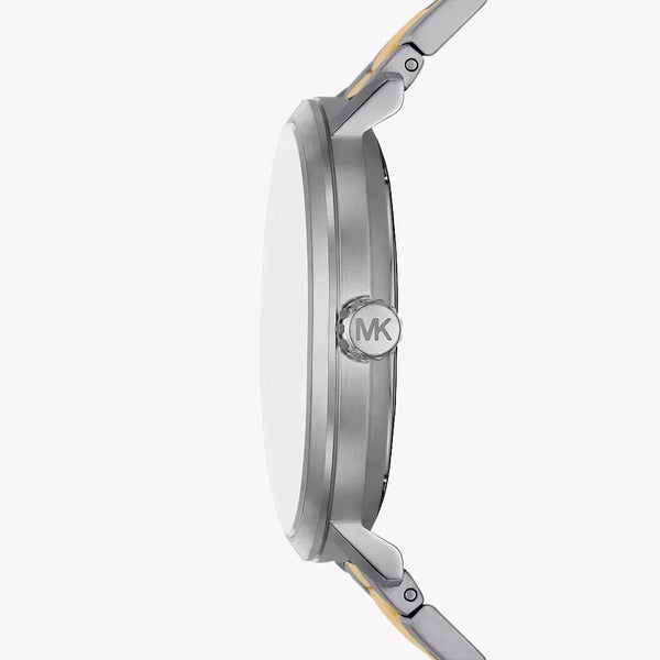 Michael Kors Men's Silver-Gold Watch, White Dial | Mk9134 by i-watch