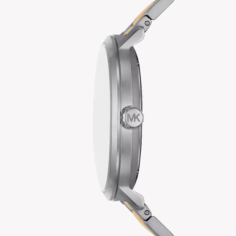 Michael Kors Men's Silver-Gold Watch, White Dial | Mk9134 by i-watch