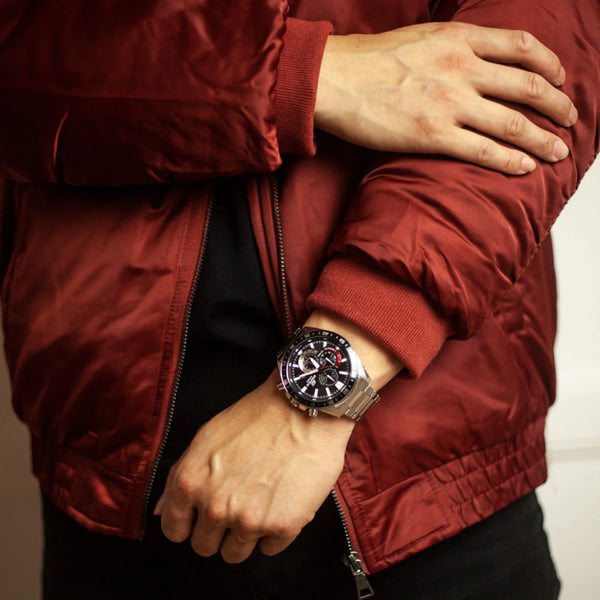 Edifice Efv-620d-1a4vudf - Stunning Silver Sport Watch For Men - Elegance Meets Adventure by i-watch