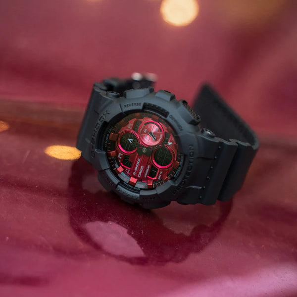 Casio G-Shock Ga-140ar-1adr Bold Resilience - Men's Black Resin Adventure Watch by i-watch