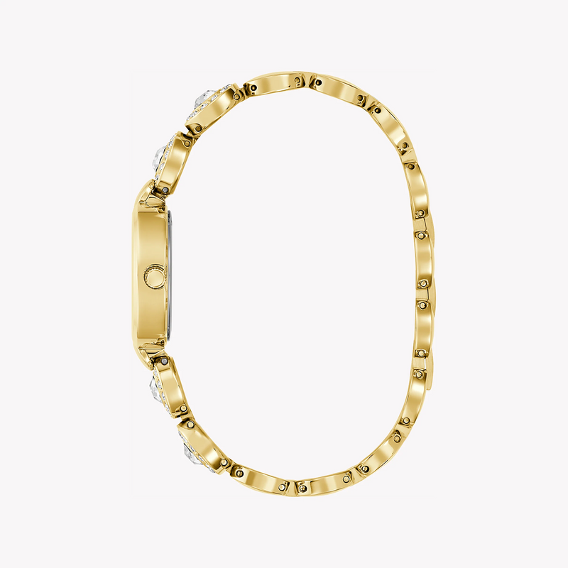 Guess Women's Gold Stainless Steel Watch, White Dial | Gw0757l2 by i-watch