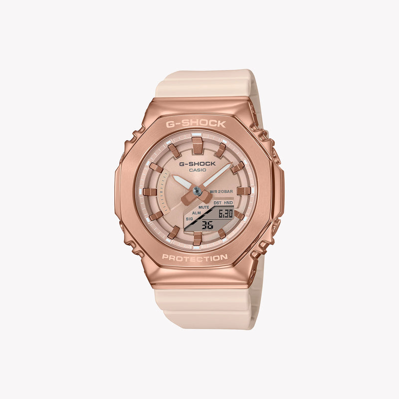 Casio Women's Rose Gold Watch, Pink Band | Gm-S2100pg-4aer by i-watch
